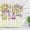Elephant Shower Curtain Cartoon Animals Children Bathroom Decor Waterproof Bath Curtain Set Kids Gift - Image 5