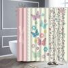 Elephant Shower Curtain Cartoon Animals Children Bathroom Decor Waterproof Bath Curtain Set Kids Gift - Image 6