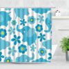 Elephant Shower Curtain Cartoon Animals Children Bathroom Decor Waterproof Bath Curtain Set Kids Gift - Image 7