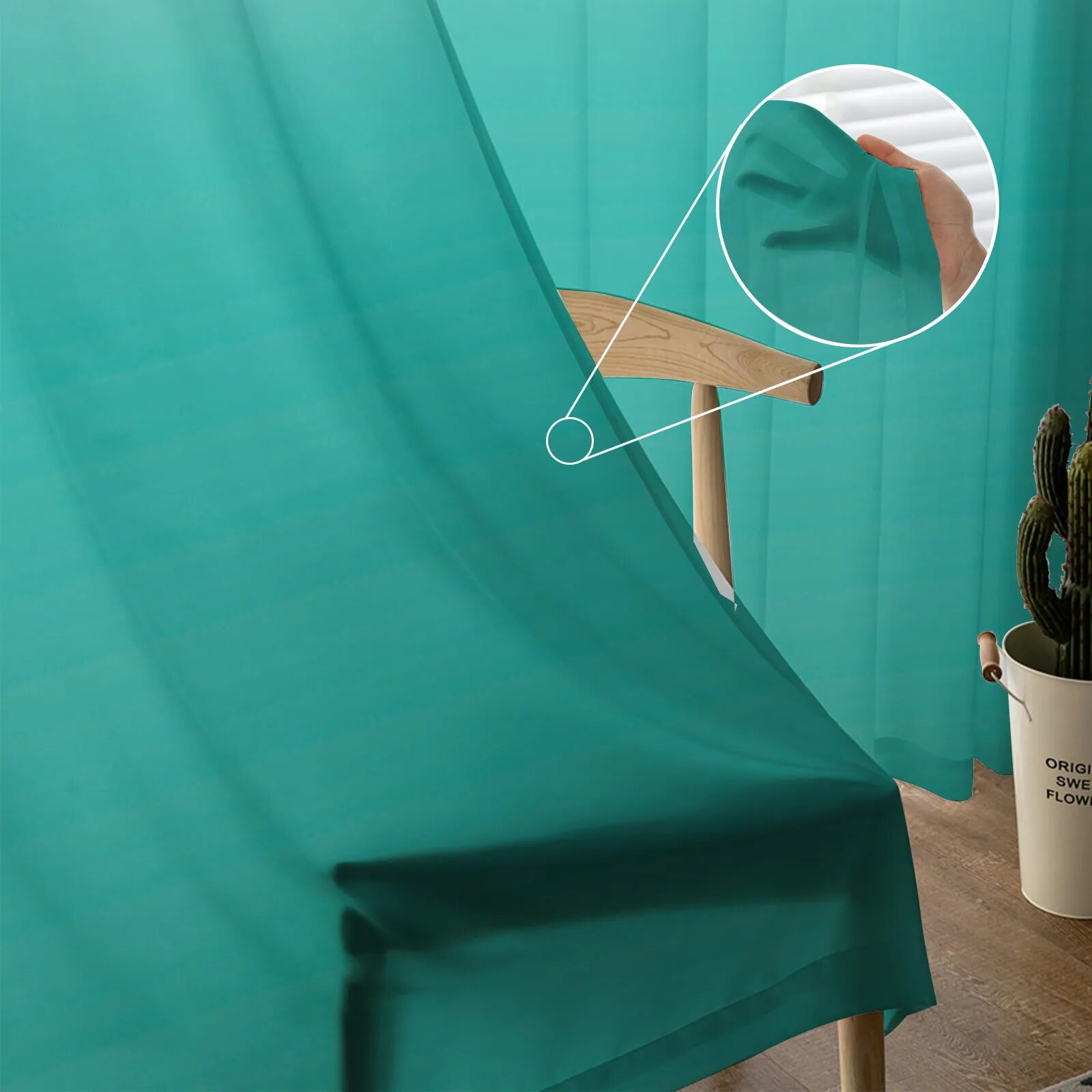 Bird Branches Tulle Sheer Curtains for Living Room Decoration Curtains for the Room Bedroom Kitchen Voile Organza Curtains