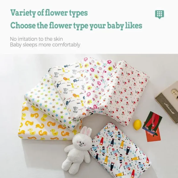 Kids Body Pillow - Natural Latex, Cartoon Printing, Ideal for Bedroom Sleep, Ages 0-12 Years Old - Image 3