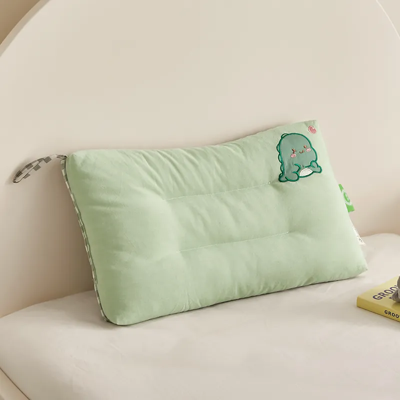 Soft 1pc Kids Body Pillow for 2-Year-Olds - Washable Toddler Sleeping Pillow for Babies - Cozy Small Pillow for Comfortable Sleep