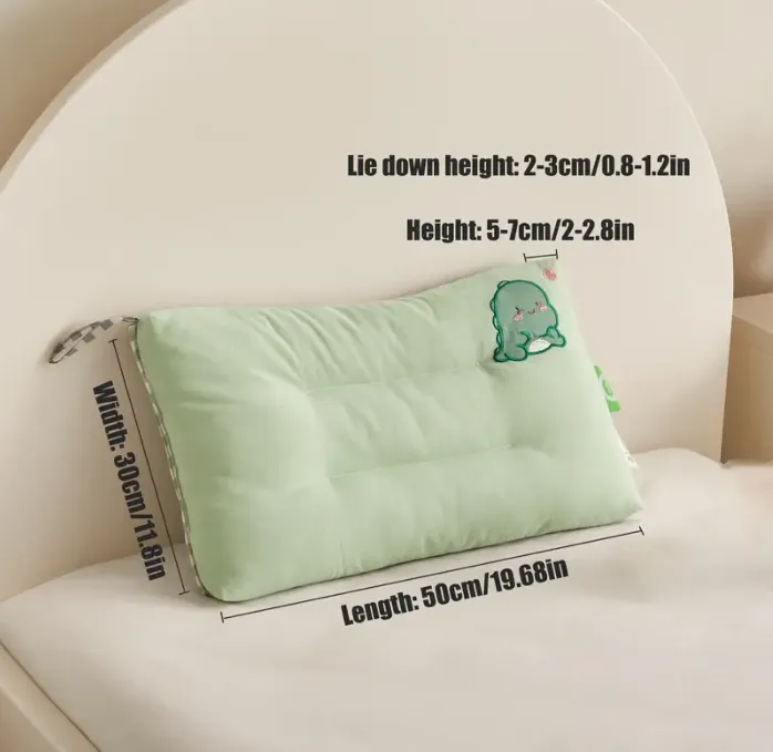 Soft 1pc Kids Body Pillow for 2-Year-Olds - Washable Toddler Sleeping Pillow for Babies - Cozy Small Pillow for Comfortable Sleep