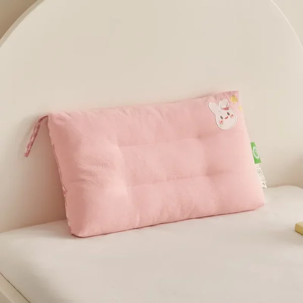 Soft 1pc Kids Body Pillow for 2-Year-Olds - Washable Toddler Sleeping Pillow for Babies - Cozy Small Pillow for Comfortable Sleep - Image 7