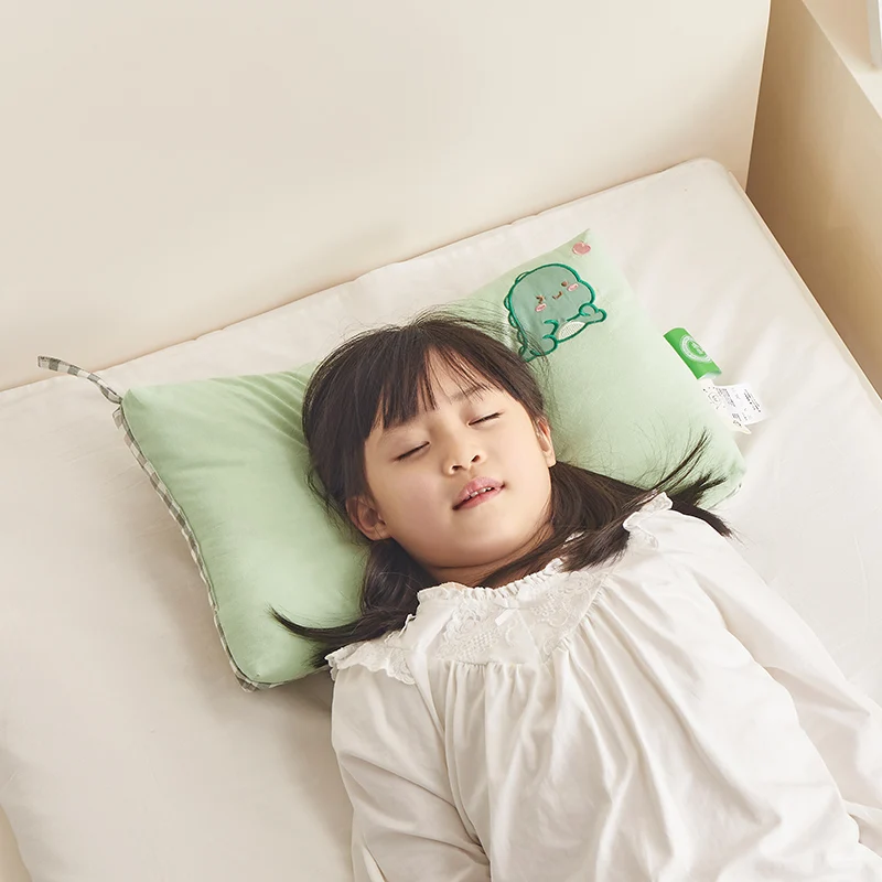 Soft 1pc Kids Body Pillow for 2-Year-Olds - Washable Toddler Sleeping Pillow for Babies - Cozy Small Pillow for Comfortable Sleep