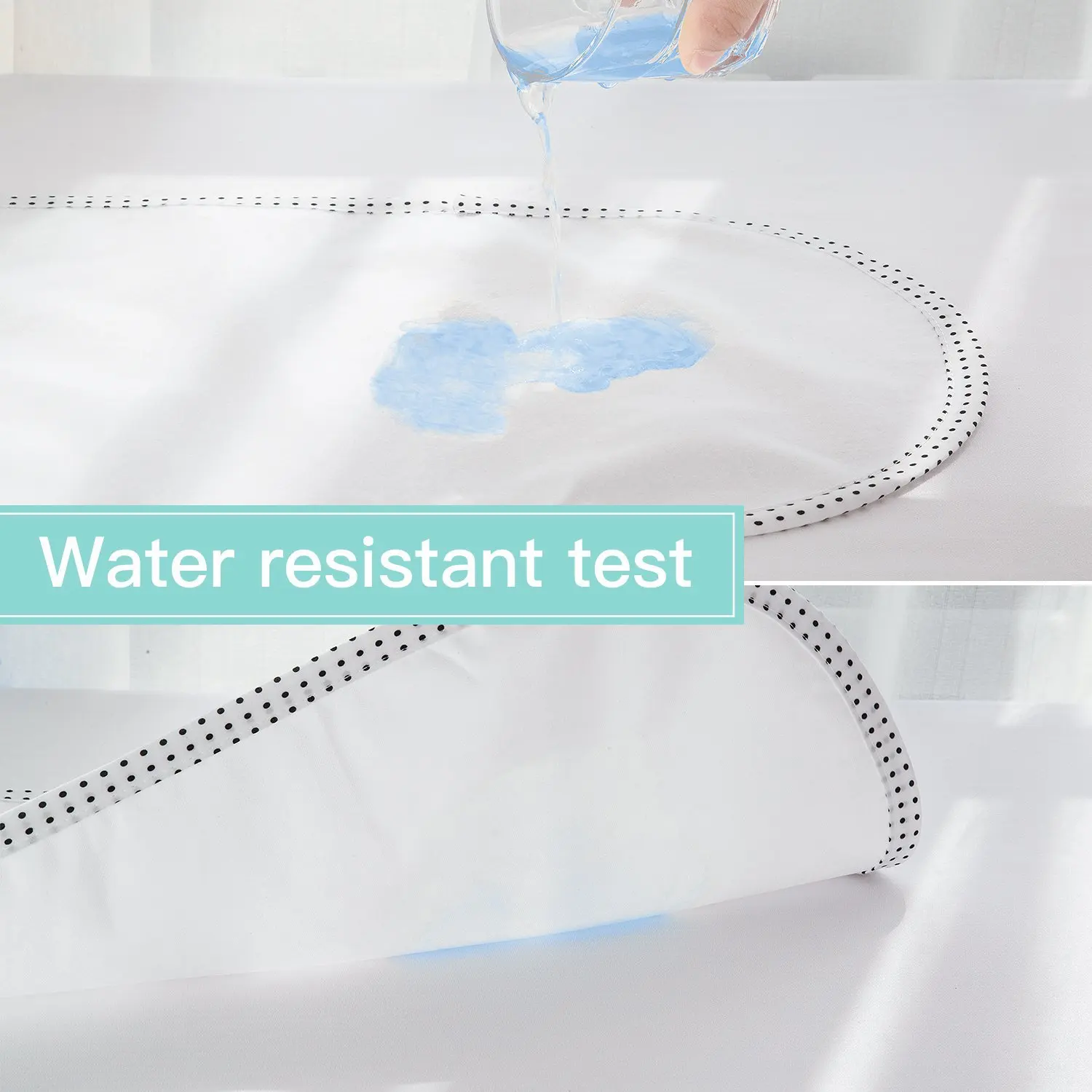 Soft and Waterproof Mini Crib Sheets - Baby Diaper Changing Pad with Skin-Friendly Towel - Reusable and Nursing Table Essential for Infants